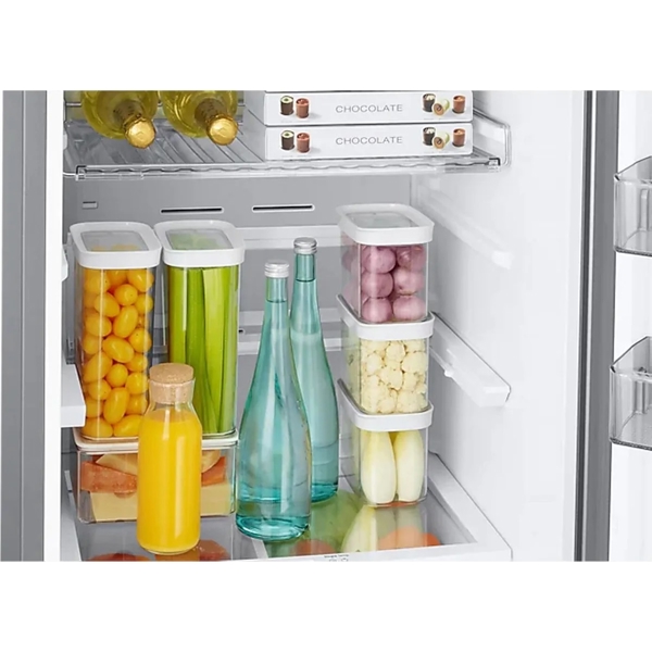 მაცივარი Samsung RB38A7B6239WT, 400 L, A++, No Frost, Refrigerator, Beige Glass