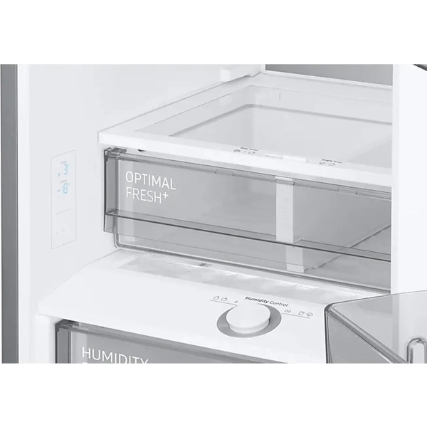 მაცივარი Samsung RB38A7B6239WT, 400 L, A++, No Frost, Refrigerator, Beige Glass