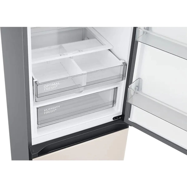 მაცივარი Samsung RB38A7B6239WT, 400 L, A++, No Frost, Refrigerator, Beige Glass