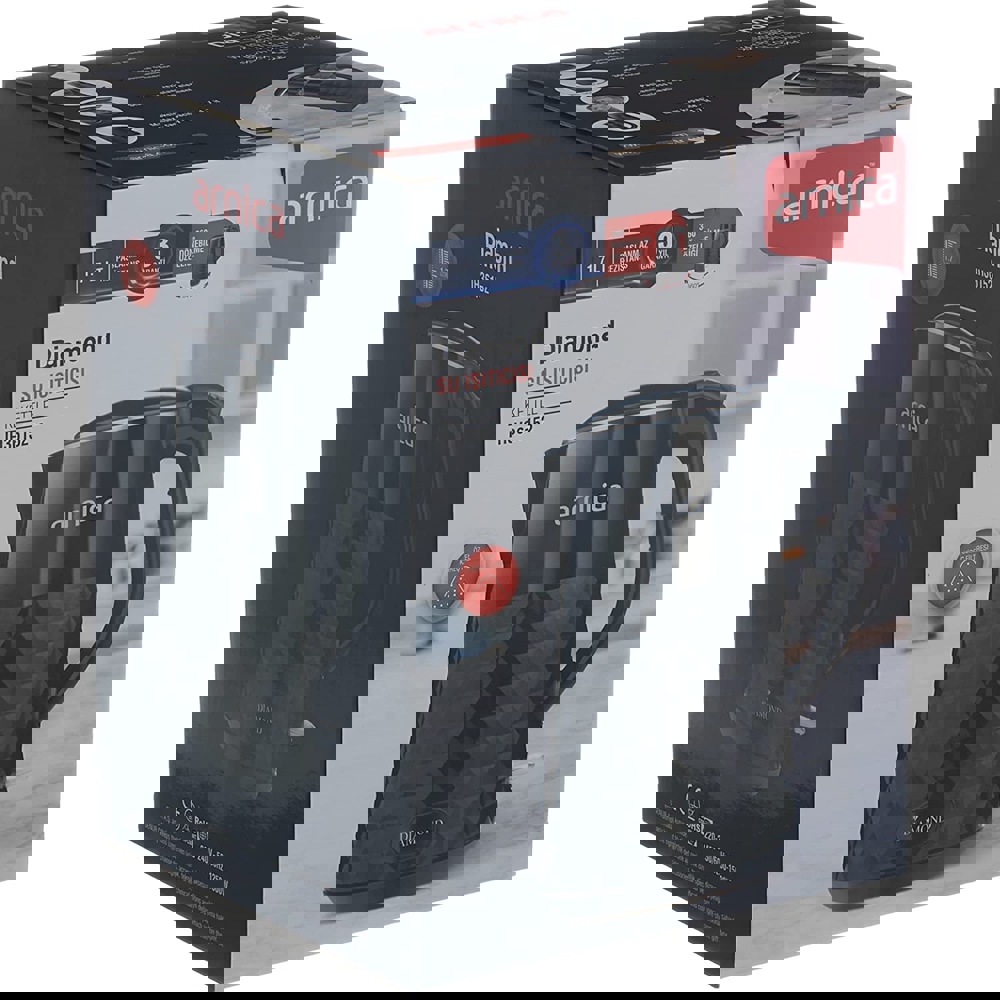 ელექტრო ჩაიდანი Arnica IH36152 Diamond, 1500W, 1.7L, Electric Kettle, Black