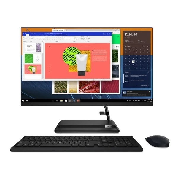 All in One კომპიუტერი Lenovo F0G0004ERU Ideacentre AIO 3, 24", Intel Core I7-1165G7, 16GB, 512GB SSD, Integrated, Black