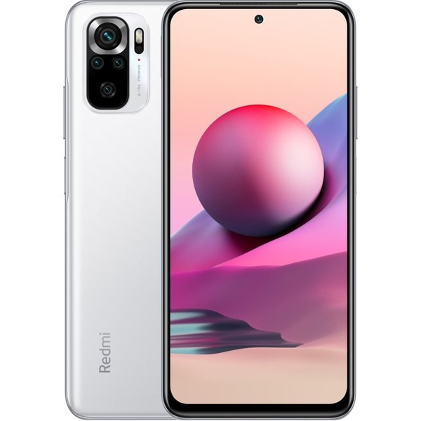 მობილური ტელეფონი Xiaomi Redmi Note 10S Global version 6GB, 64GB Dual Sim LTE NFC White
