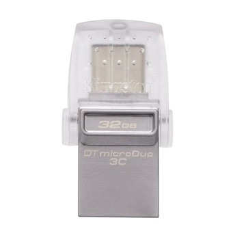 USB ფლეშ მეხსიერება Kingston DTDUO3C/32G Digital 32GB Data Traveler Micro Duo USB 3C Flash Drive