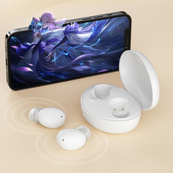 ყურსასმენი QCY T16 Dynamic-Armature Drivers True Wireless Earphone, Qualcomm 5.2, White