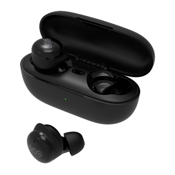 ყურსასმენი QCY T17 Wireless Earbuds With Charging Case Waterproof Stereo, Touch Control Black