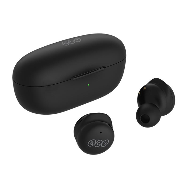 ყურსასმენი QCY T17 Wireless Earbuds With Charging Case Waterproof Stereo, Touch Control Black