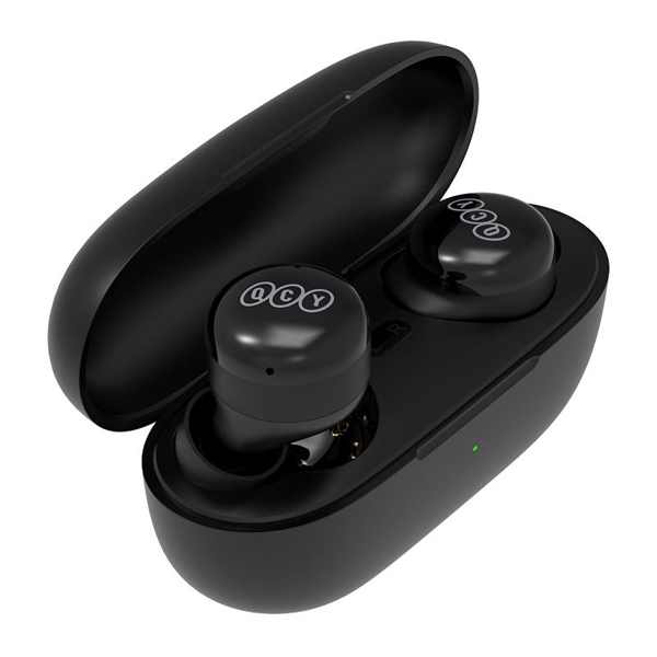 ყურსასმენი QCY T17 Wireless Earbuds With Charging Case Waterproof Stereo, Touch Control Black