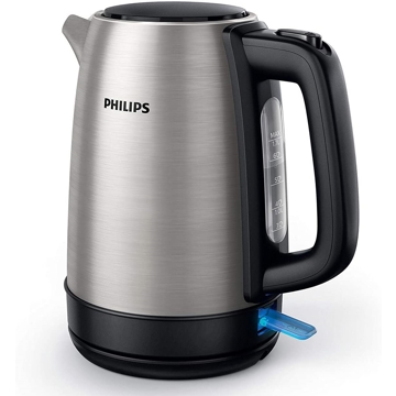 ელექტრო ჩაიდანი Philips HD9350/90,  2200W, 1.7L, Electric Kettle, Silver