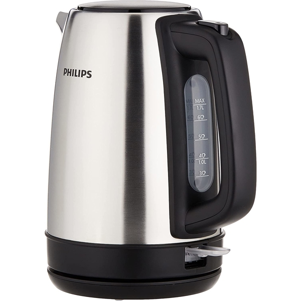 Philips HD9350/90,  2200W, 1.7L, Electric Kettle, Silver