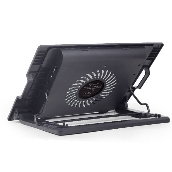 ნოუთბუქის გამაგრილებელი Gembird NBS-1F17T-01 17.3'' Laptop Cooling Stand 