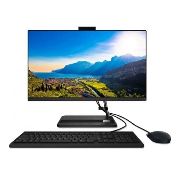 All in One კომპიუტერი Lenovo F0G00045RU Ideacentre 3 23.8" i3-1115G4,  8GB, 256GB SSD, Integrated, Black