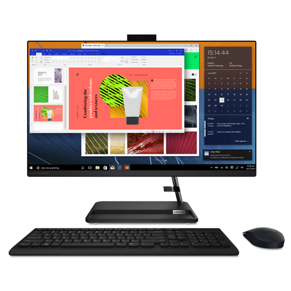 All in One კომპიუტერი Lenovo F0G10004RK Ideacentre 3 23.8" Ryzen 3 5300U, 8GB, 256GB SSD, Integrated Black