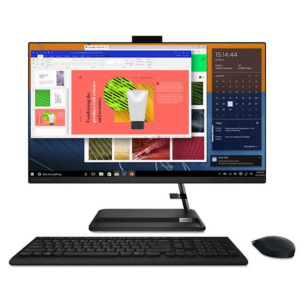 All in One კომპიუტერი Lenovo F0G6001HRK IdeaCentre AIO 3, 21.5'', AMD Athlon 3050U, 4GB, 256GB SSD, Integrated, Black