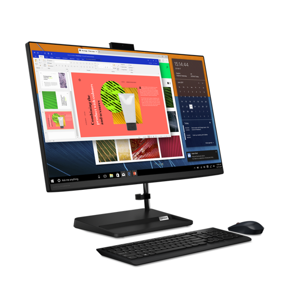 All in One კომპიუტერი Lenovo F0G6001HRK IdeaCentre AIO 3, 21.5'', AMD Athlon 3050U, 4GB, 256GB SSD, Integrated, Black