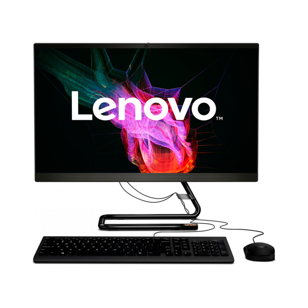 All in One კომპიუტერი Lenovo F0G6001JRK Ideacentre AIO 3, 21.5", Ryzen 3 3250U, 8GB, 256GB SSD, Integrated, Black