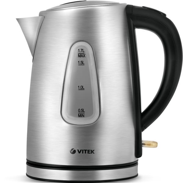 Vitek VT-7007, 2200W, 1.7L, Electric Kettle, Silver