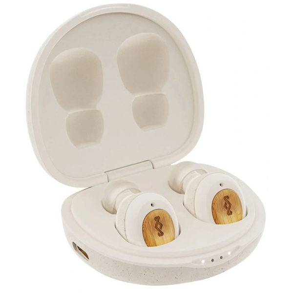 ყურსასმენი House of Marley EM-JE131-CE Wireless Earbunds Marley Champion, Cream