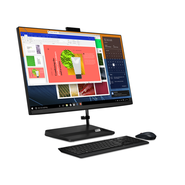 All in One კომპიუტერი Lenovo F0G0004CRU AIO 3 24ITL6, 23.8", Intel I5-1135G7, 16GB, 512GB SSD, GeForce MX450 2GB, Black