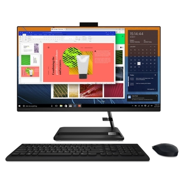 All in One კომპიუტერი Lenovo F0G00049RU IDEACENTRE AIO 3, 24", Intel Core I5-1135G7, 8GB, 512GB SSD, Integrated, Black