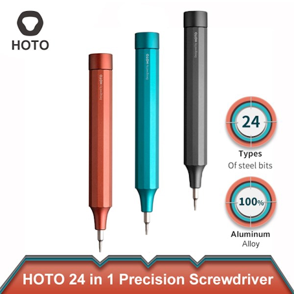 ხელსაწყოების ნაკრები Xiaomi Hoto X20005, 24 In 1 Precision Screwdriver Kit, Green