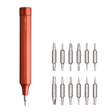 ხელსაწყოების ნაკრები Xiaomi Hoto X20006, 24 In 1 Precision Screwdriver Kit, Red