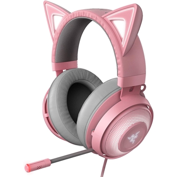 ყურსასმენი Razer RZ04-02980200-R3M1 Gaming Headset Kraken Kitty, USB, RGB, Pink