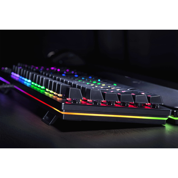 კლავიატურა Razer RZ03-01870700-R3R1 Gaming Keyboard Huntsman Elite, Clicky Optical Purple Switch, USB, RGB, Black