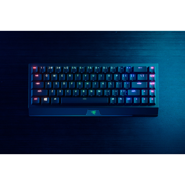 კლავიატურა Razer RZ03-03890700-R3R1 BlackWidow V3 Mini HyperSpeed Gaming Keyboard, Yellow Switch, BT, USB, RGB, Black