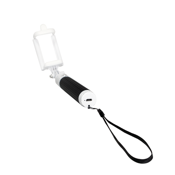 სელფის ჯოხი  LogiLink BT0031, Bluetooth Selfie Monopod, White