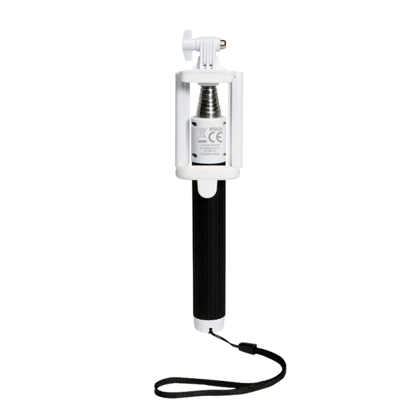 სელფის ჯოხი  LogiLink BT0031, Bluetooth Selfie Monopod, White