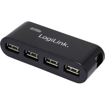 USB ჰაბი Logilink UA0085, Hub 4-Port USB2.0, Black