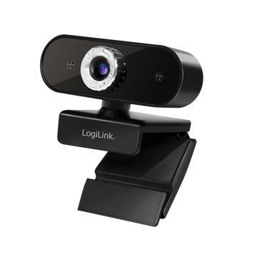 Logilink UA0371, FHD Webcam, USB 2.0, 1920x1080p, Black