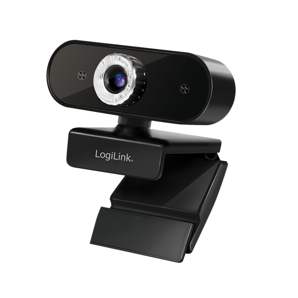 ვებკამერა Logilink UA0371, FHD Webcam, USB 2.0, 1920x1080p, Black