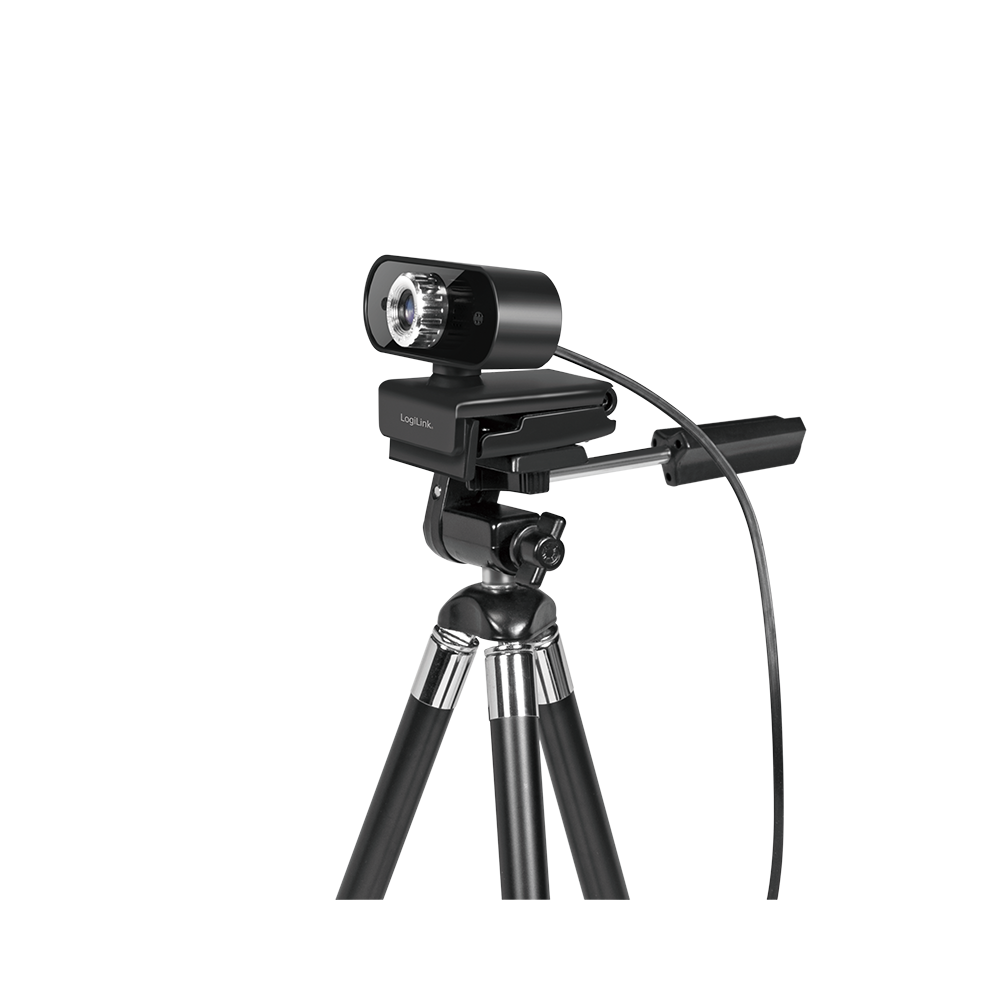 ვებკამერა Logilink UA0371, FHD Webcam, USB 2.0, 1920x1080p, Black