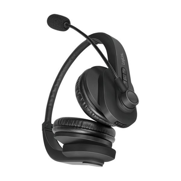 ყურსასმენი LogiLink BT0060, Wireless Headset, Bluetooth, Black