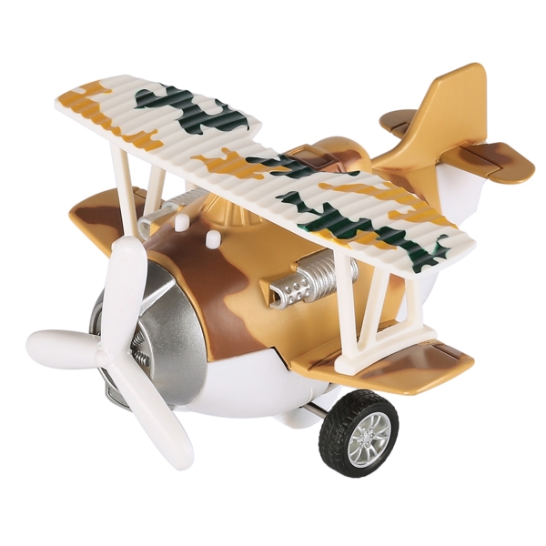 Same Toy SY8016AUt-3 Metal Pull Back Plane Brown 