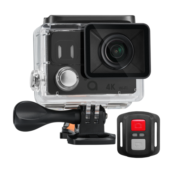 ექშენკამერა Acme VR302, 2", 4K, Wifi, HDMI, USB, Image stabilizer, Sports & Action Camera, Black