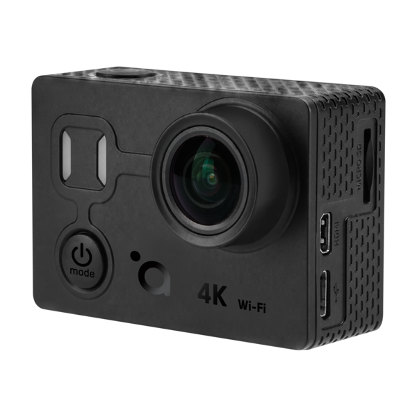 ექშენკამერა Acme VR302, 2", 4K, Wifi, HDMI, USB, Image stabilizer, Sports & Action Camera, Black