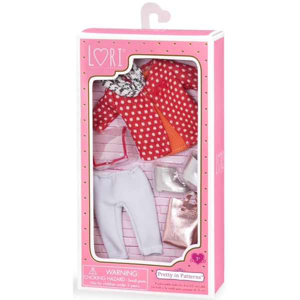 Lori LO30014Z 6" Doll Coat Outfit