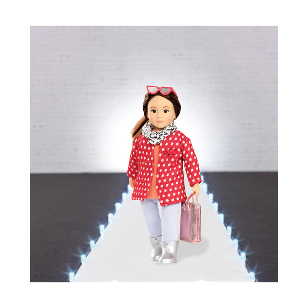 თოჯინების ტანსაცმლის ნაკრები Lori LO30014Z 6" Doll Coat Outfit