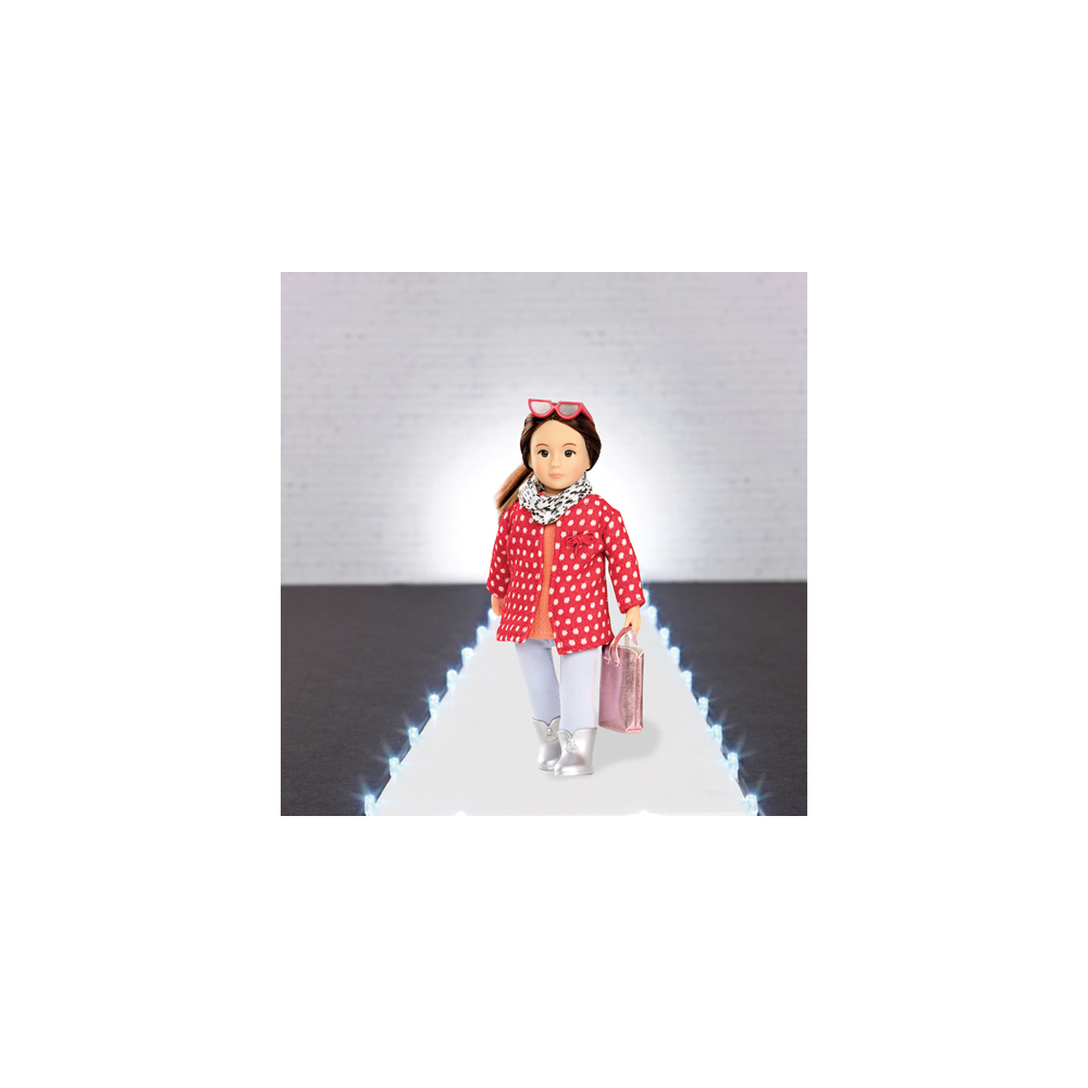 თოჯინების ტანსაცმლის ნაკრები Lori LO30014Z 6" Doll Coat Outfit