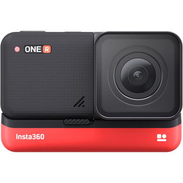 ექშენკამერა Insta360 CINAKGP/C ONE R, 4K, Wifi, USB,  Action Camera, Black/Red