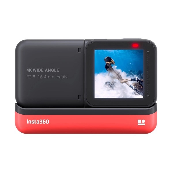 ექშენკამერა Insta360 CINAKGP/C ONE R, 4K, Wifi, USB,  Action Camera, Black/Red