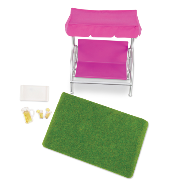 თოჯინების ავეჯის ნაკრები Lori LO37032Z Doll Outdoor Furniture