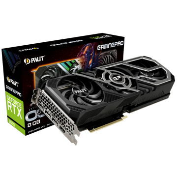 ვიდეო დაფა Palit GeForce RTX™ 3070 GamingPro OC, 8GB, GDDR6, 256bit, 3xDP, HDMI