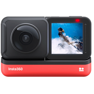 ექშენკამერა Insta360 CINAKGP/A ONE R Twin, 4K, Bluetooth, Wifi, USB , Action Camera, Black/Red