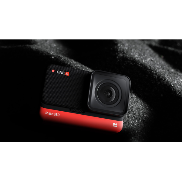 ექშენკამერა Insta360 CINAKGP/A ONE R Twin, 4K, Bluetooth, Wifi, USB , Action Camera, Black/Red