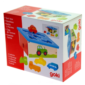 Goki 58668 Sort Box Vehicles