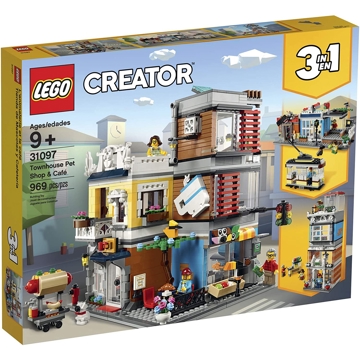 ასაწყობი კონსტრუქცია Lego 31097,  Creator Townhouse Pet Shop & Cafe