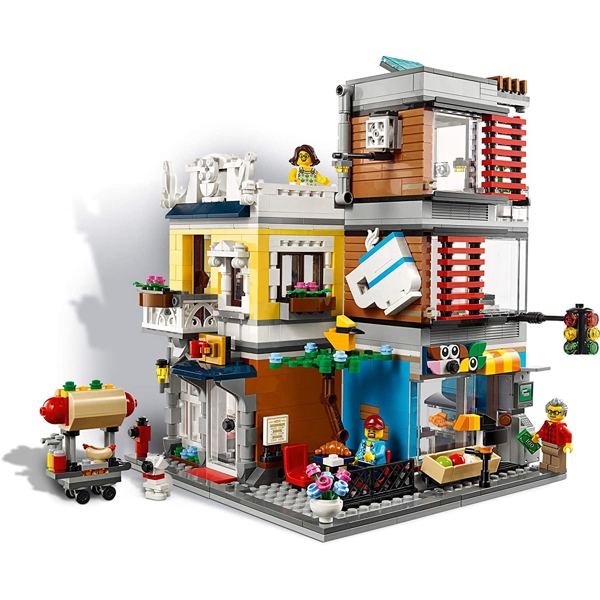 ასაწყობი კონსტრუქცია Lego 31097,  Creator Townhouse Pet Shop & Cafe